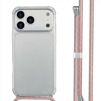 Imoshion Transparante Backcover met koord voor de Apple iPhone 17 Pro Max - Rosé Goud