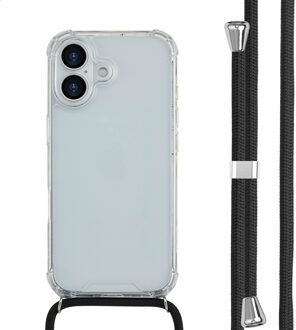 Imoshion Transparante Backcover met koord voor de Apple iPhone 17 - Zwart