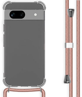 Imoshion Transparante Backcover met koord voor de Google Pixel 8a - Rosé Goud