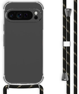 Imoshion Transparante Backcover met koord voor de Google Pixel 9 Pro XL - Zwart / Goud