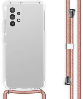 Imoshion Transparante Backcover met koord voor de Samsung Galaxy A32 (4G) - Rosé Goud