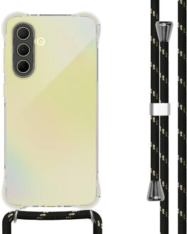 Imoshion Transparante Backcover met koord voor de Samsung Galaxy A36 - Zwart / Goud