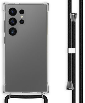 Imoshion Transparante Backcover met koord voor de Samsung Galaxy S24 Ultra - Zwart