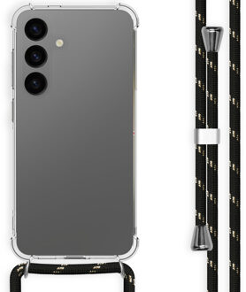 Imoshion Transparante Backcover met koord voor de Samsung Galaxy S24 - Zwart & Goud