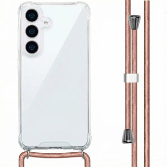 Imoshion Transparante Backcover met koord voor de Samsung Galaxy S25 - Rosé Goud