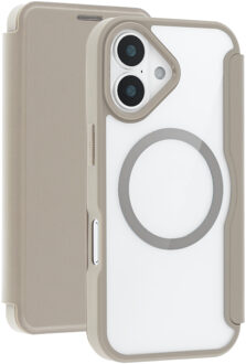 Imoshion Transparante Bookcase met MagSafe voor de Apple iPhone 17 - Beige