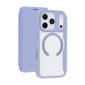Imoshion Transparante Bookcase met MagSafe voor de Apple iPhone 17 Pro - Lila Paars