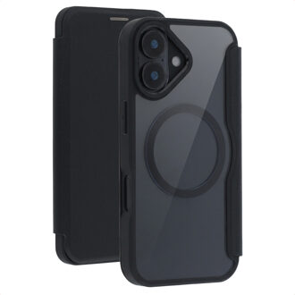 Imoshion Transparante Bookcase met MagSafe voor de Apple iPhone 17 - Zwart
