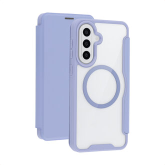 Imoshion Transparante Bookcase met MagSafe voor de Samsung Galaxy A57 (5G) - Lila Paars