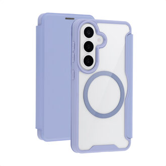 Imoshion Transparante Bookcase met MagSafe voor de Samsung Galaxy S26 - Lila Paars