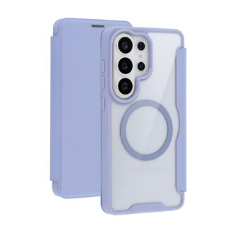 Imoshion Transparante Bookcase met MagSafe voor de Samsung Galaxy S26 Ultra - Lila Paars