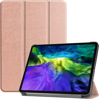 Imoshion Trifold Bookcase iPad Pro 11 (2020-2018) tablethoes - Rosé Goud