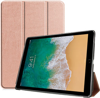 Imoshion Trifold Bookcase iPad Pro 12.9 / Pro 12.9 (2017) tablethoes - Rosé Goud