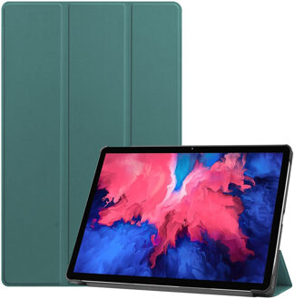 Imoshion Trifold Bookcase Lenovo Tab P11 tablethoes - Donkergroen