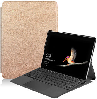 Imoshion Trifold Bookcase Microsoft Surface Go 2 tablethoes - Goud