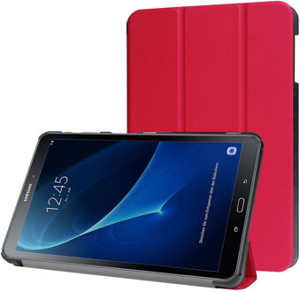 Imoshion Trifold Bookcase Samsung Galaxy Tab A 10.1 (2016) tablethoes - Rood