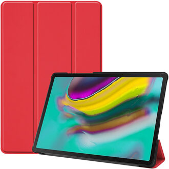 Imoshion Trifold Bookcase Samsung Galaxy Tab S5e Tablethoes - Rood