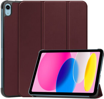 Imoshion Trifold Bookcase voor de Apple iPad 11 (2025) 11 inch A16 / iPad 10 (2022) 10.9 inch - Bordeaux Rood