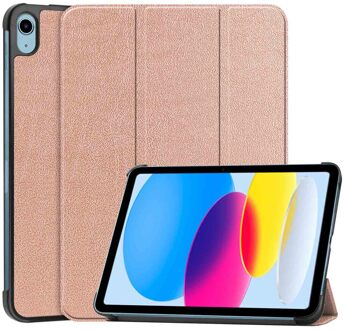 Imoshion Trifold Bookcase voor de Apple iPad 11 (2025) 11 inch A16 / iPad 10 (2022) 10.9 inch - Rosé Goud
