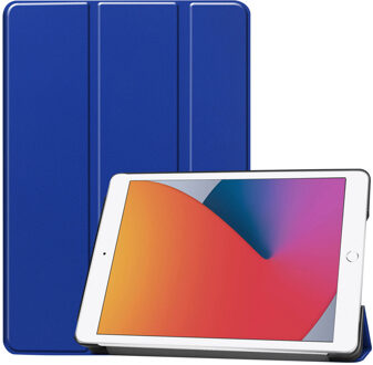 Imoshion Trifold Bookcase voor de Apple iPad 9 (2021) 10.2 inch / iPad 8 (2020) 10.2 inch / iPad 7 (2019) 10.2 inch - Cobalt Blue Blauw