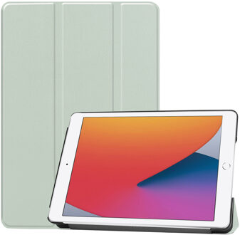 Imoshion Trifold Bookcase voor de Apple iPad 9 (2021) 10.2 inch / iPad 8 (2020) 10.2 inch / iPad 7 (2019) 10.2 inch - Lichtgroen