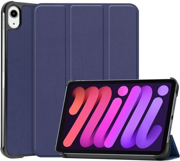 Imoshion Trifold Bookcase voor de Apple iPad Mini 7 (2024) / iPad Mini 6 (2021) - Donkerblauw - 8.3