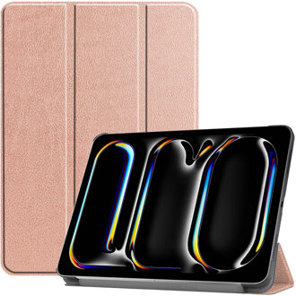 Imoshion Trifold Bookcase voor de Apple iPad Pro 11 (2025) M5 / (2024) M4 - Rosé Goud