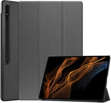 Imoshion Trifold Bookcase voor de Galaxy Tab S8 Ultra - Grijs - 14.6