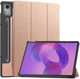 Imoshion Trifold Bookcase voor de Lenovo Idea Tab Pro - Rose Gold Rosé goud - 12.7