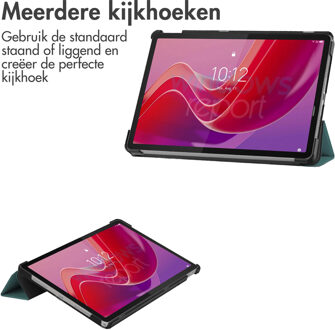 Imoshion Trifold Bookcase voor de Lenovo Tab M11 - Donkergroen - 11