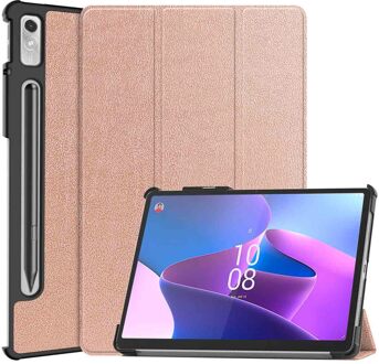 Imoshion Trifold Bookcase voor de Lenovo Tab P11 Pro (2nd gen) - Rosé Goud - 11.2