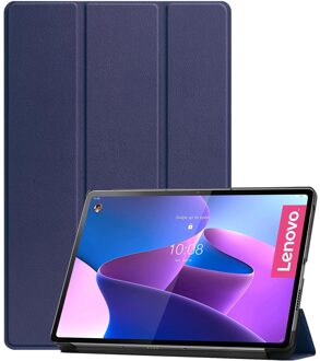 Imoshion Trifold Bookcase voor de Lenovo Tab P12 Pro - Donkerblauw - 12.6