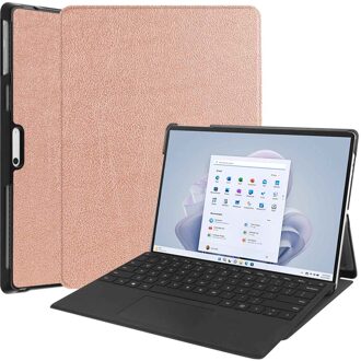 Imoshion Trifold Bookcase voor de Microsoft Surface Pro 9 / Pro 10 / Pro 11 - Rosé Goud - 13