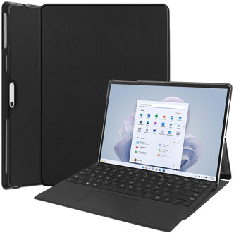 Imoshion Trifold Bookcase voor de Microsoft Surface Pro 9 / Pro 10 / Pro 11 - Zwart - 13