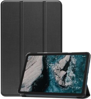 Imoshion Trifold Bookcase voor de Nokia T20 - Zwart - 10.63