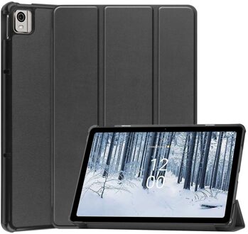 Imoshion Trifold Bookcase voor de Nokia T21 - Zwart - 10.4