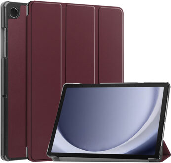 Imoshion Trifold Bookcase voor de Samsung Galaxy Tab A11 Plus / A9 Plus - Bordeaux Donkerrood - 11