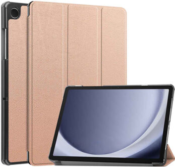 Imoshion Trifold Bookcase voor de Samsung Galaxy Tab A11 Plus / A9 Plus - Rosé Goud - 11