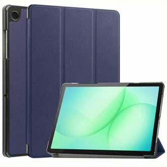 Imoshion Trifold Bookcase voor de Samsung Galaxy Tab A11 Plus - Donkerblauw - 11