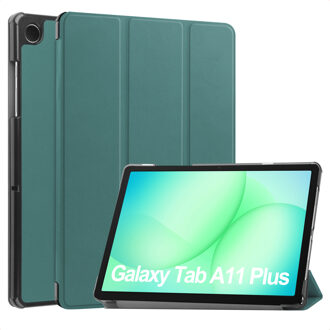 Imoshion Trifold Bookcase voor de Samsung Galaxy Tab A11 Plus - Donkergroen - 11