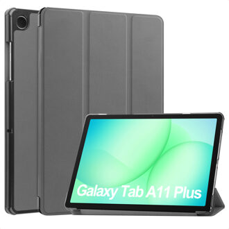 Imoshion Trifold Bookcase voor de Samsung Galaxy Tab A11 Plus - Grijs - 11