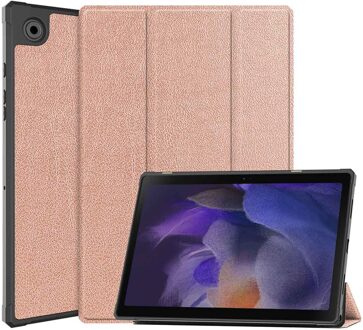 Imoshion Trifold Bookcase voor de Samsung Galaxy Tab A8 - Rosé Goud - 10.4