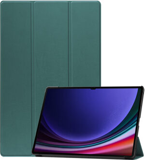 Imoshion Trifold Bookcase voor de Samsung Galaxy Tab S10 Ultra / Tab S9 Ultra - Donkergroen - 14.6