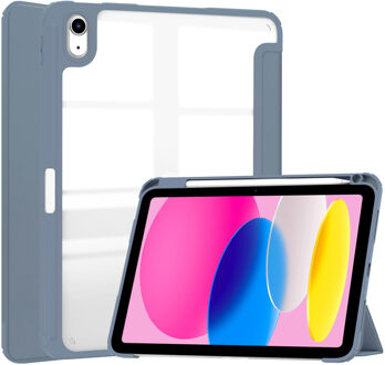 Imoshion Trifold Hardcase Bookcase voor de Apple iPad 11 (2025) 11 inch A16 / iPad 10 (2022) 10.9 inch - Paars