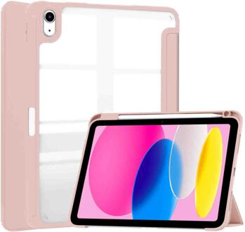 Imoshion Trifold Hardcase Bookcase voor de Apple iPad 11 (2025) 11 inch A16 / iPad 10 (2022) 10.9 inch - Roze