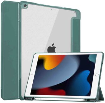Imoshion Trifold Hardcase Bookcase voor de Apple iPad 9 (2021) 10.2 inch / iPad 8 (2020) 10.2 inch / iPad 7 (2019) 10.2 inch - Groen