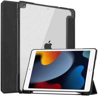 Imoshion Trifold Hardcase Bookcase voor de Apple iPad 9 (2021) 10.2 inch / iPad 8 (2020) 10.2 inch / iPad 7 (2019) 10.2 inch - Zwart