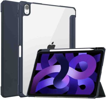 Imoshion Trifold Hardcase Bookcase voor de Apple iPad Air 11 inch (2025) M3 / (2024) M2 / Air 5 (2022) / Air 4 (2020) - Donkerblauw