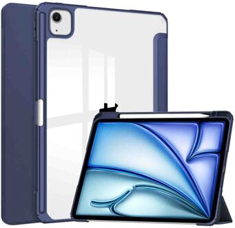 Imoshion Trifold Hardcase Bookcase voor de Apple iPad Air 13 inch (2025) M3 / (2024) M2 - Donkerblauw