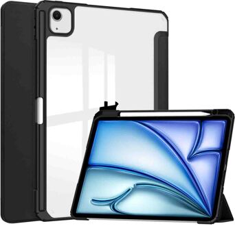 Imoshion Trifold Hardcase Bookcase voor de Apple iPad Air 13 inch (2025) M3 / (2024) M2 - Zwart